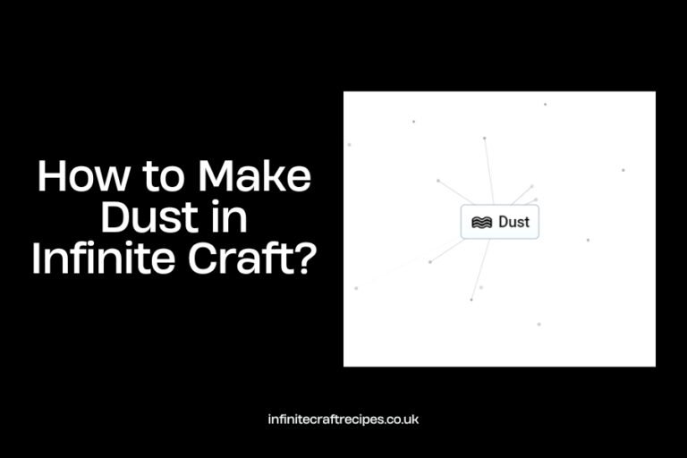 Dust element creation in Infinite Craft with connected nodes