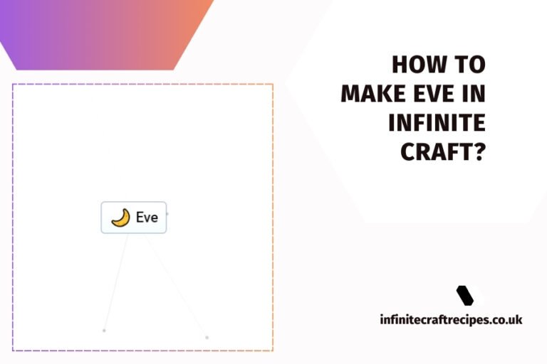 Diagram of Eve in Infinite Craft with a crescent moon icon