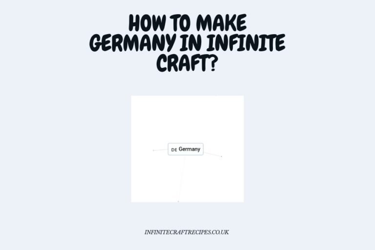 How to Make Germany in Infinite Craft - Featured Image