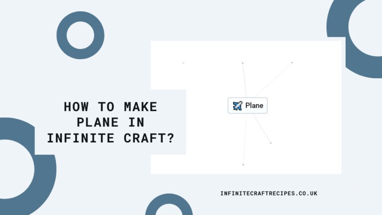 Image showing the process of making a plane in Infinite Craft with the plane element highlighted.