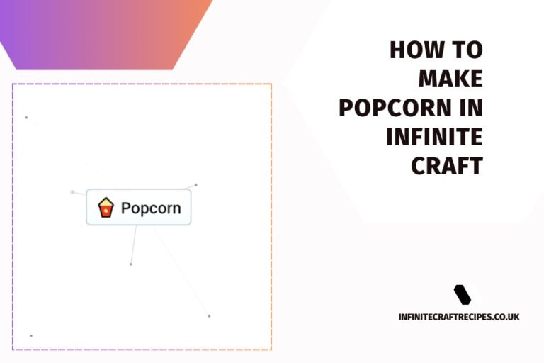 Popcorn icon with text 'How to Make Popcorn in Infinite Craft' featured image