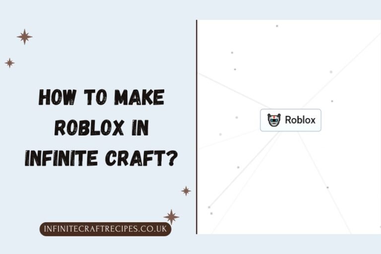 Roblox element in Infinite Craft with the text 'How to Make Roblox in Infinite Craft' featured.