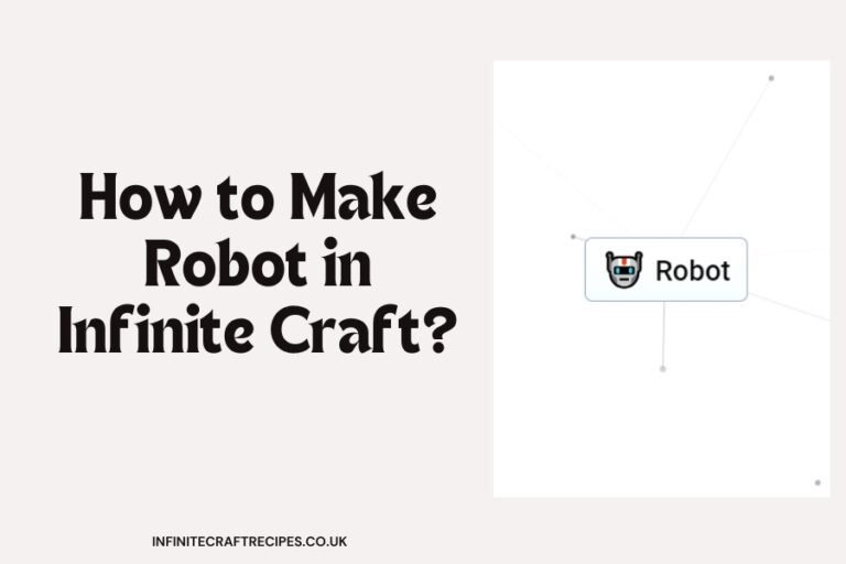 How to Make Robot in Infinite Craft featured image with a robot icon and title.