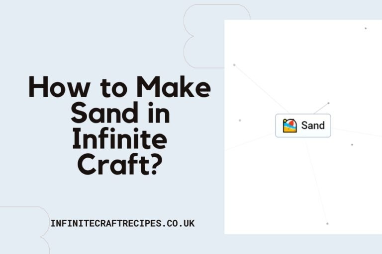 How to Make Sand in Infinite Craft - Featured Image with a Sand Icon