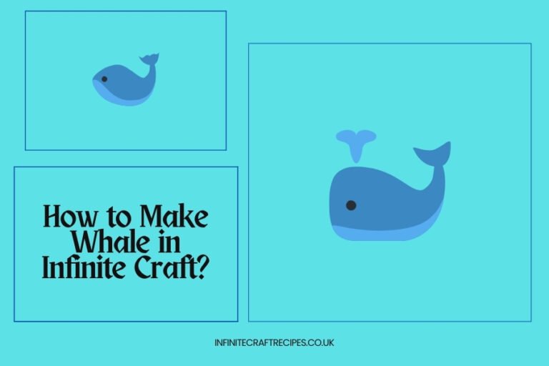 Illustration of a blue whale for the blog post on how to make whale in Infinite Craft.